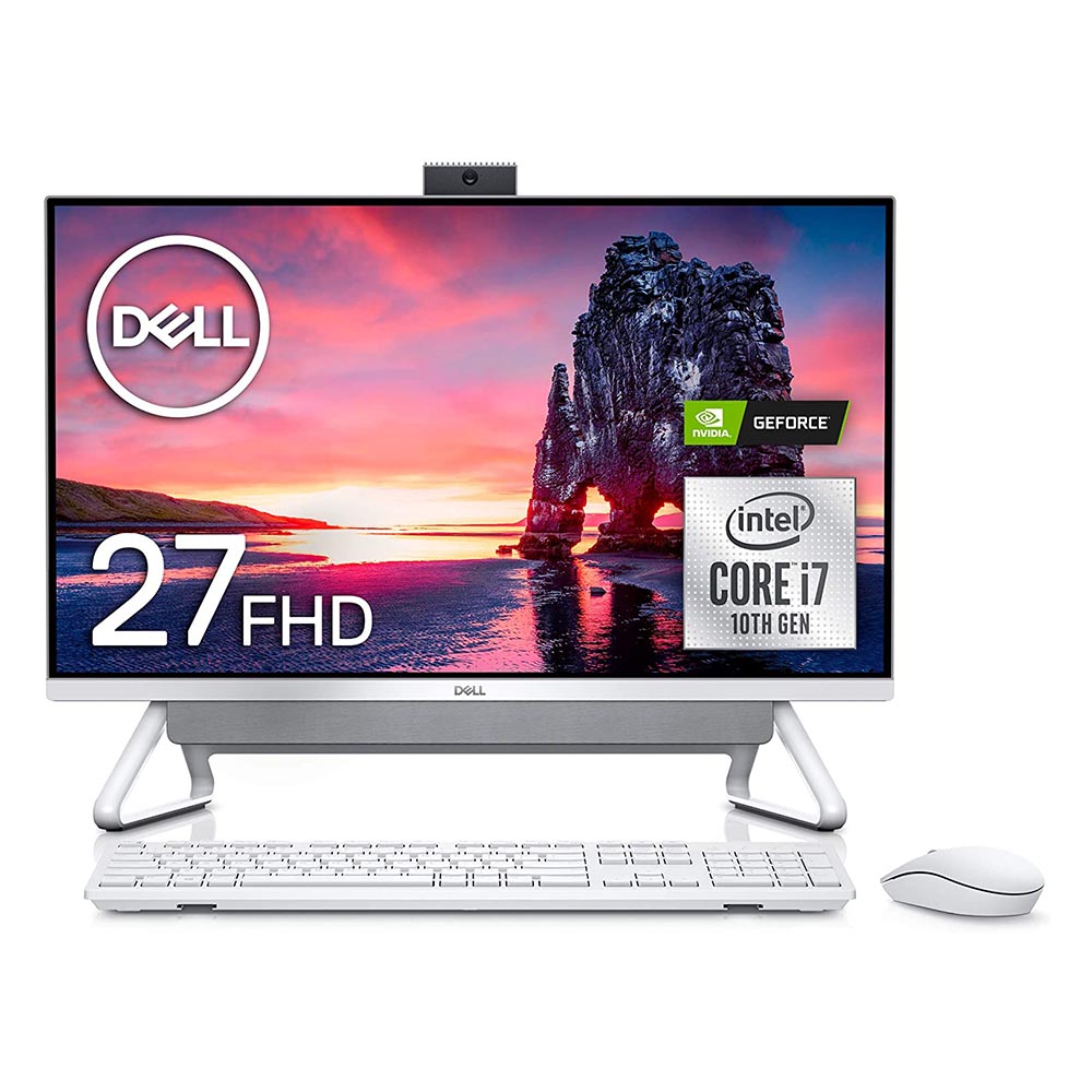 Dell デスクトップパソコン Inspiron 7790 Core i7 シルバー 20Q31/Win10/27FHD/16GB/256GB SSD+1TB HDD/MX110